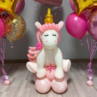Фигурка из шаров Единорог Фигурка из шаров Единорог