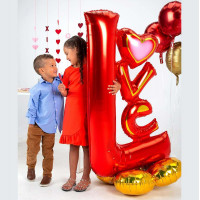 Шар фольгированный LOVE красный Шар фольгированный LOVE красный