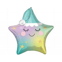 Шар фольгированный LITTLE STAR Звездочка спящая Шар фольгированный LITTLE STAR Звездочка спящая
